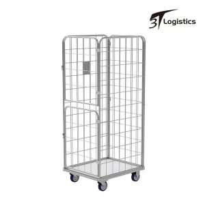 Metal Laundry Cage With Wheels